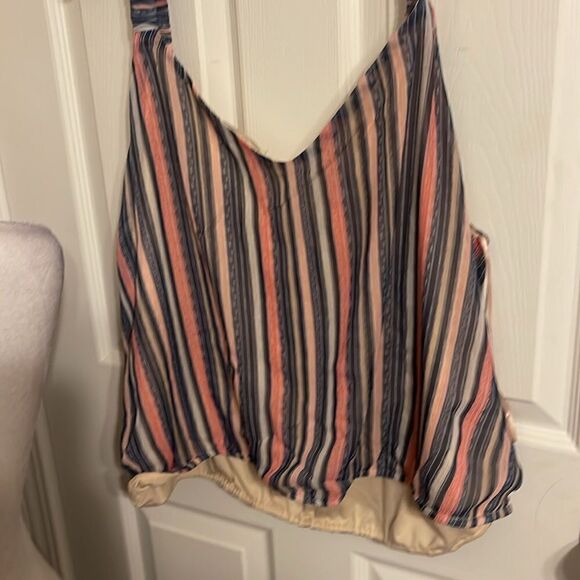 NWT Nine Britton Stitch Fix Striped Cami Tank Top XXL - Picture 5 of 7